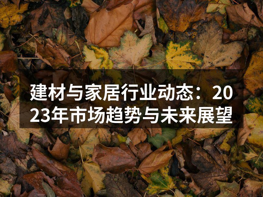 建材行业展会现场